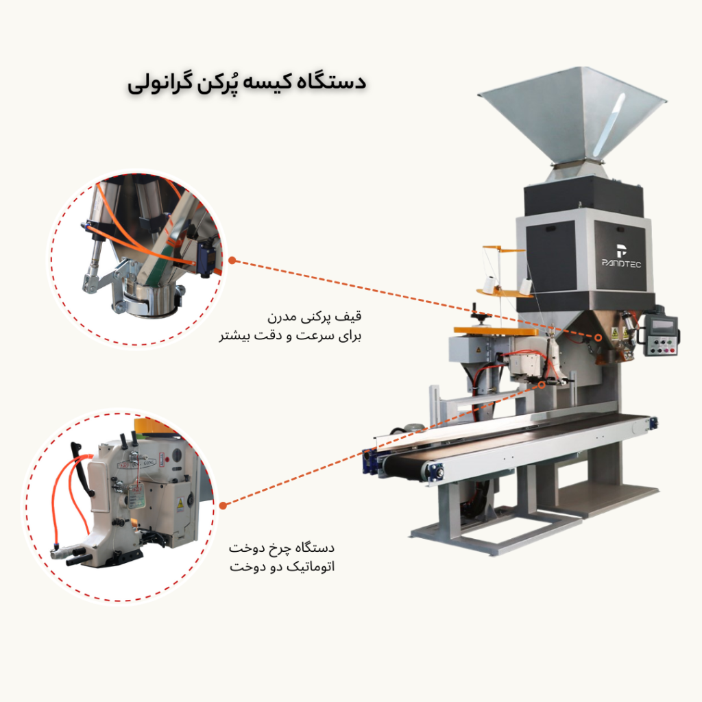 دستگاه پرکن کیسه گرانولی